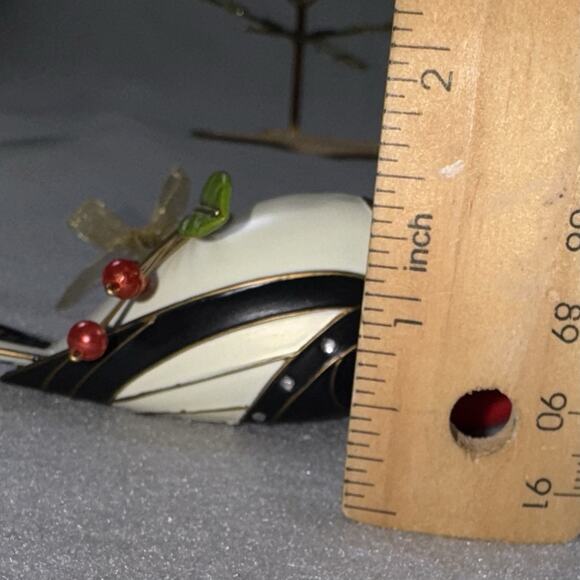 Hallmark 2016 Red-Headed Woodpecker Beauty of Birds Cloisonné Style Ornament - Picture 12 of 14